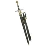 SD238 Medieval Crusader Sword with Scabbard - Image 2