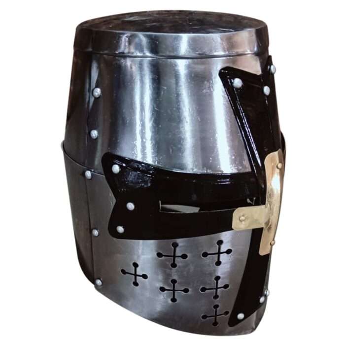 H187 Medieval Templar Crusader Helmet - Image 3