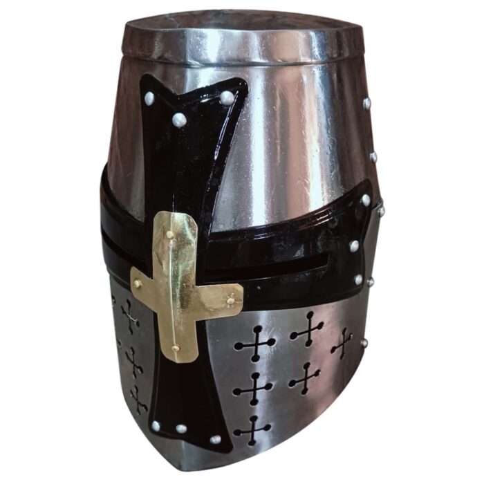 H187 Medieval Templar Crusader Helmet - Image 5