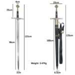 SD238 Medieval Crusader Sword with Scabbard - Image 8