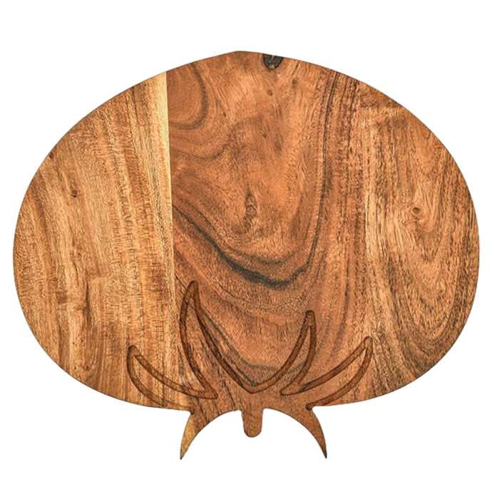 KA023 Pomegranate Shaped Wooden Chopping Board KA023 Pomegranate Shaped Wooden Chopping Board