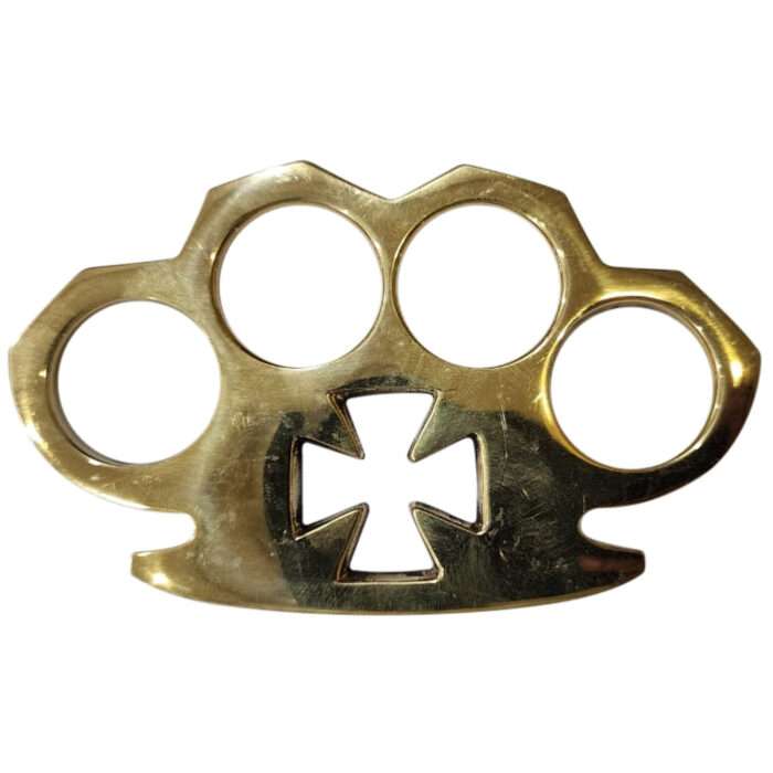 KD22 Maltese Cross Brass Knuckle Duster