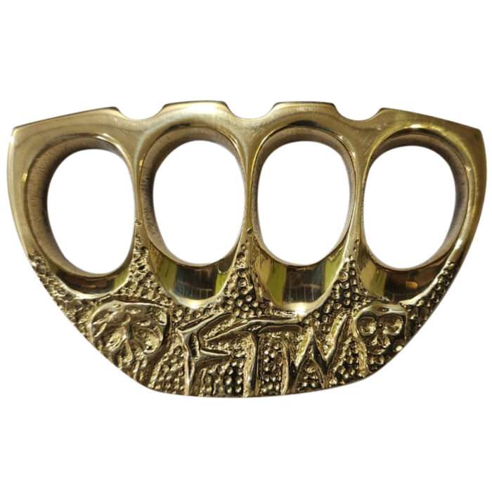 KD25 Ammo Grade Brass Floral Knuckles