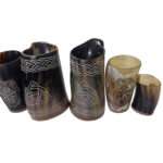 HR118 Horn Glasses and Beer Mugs