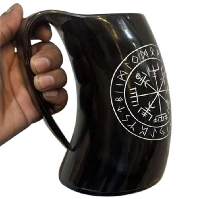 HR119 Natural Horn Mug