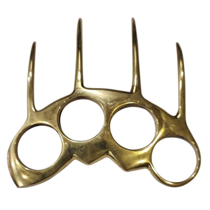 KD09 Brass Grizz Claw Knuckles