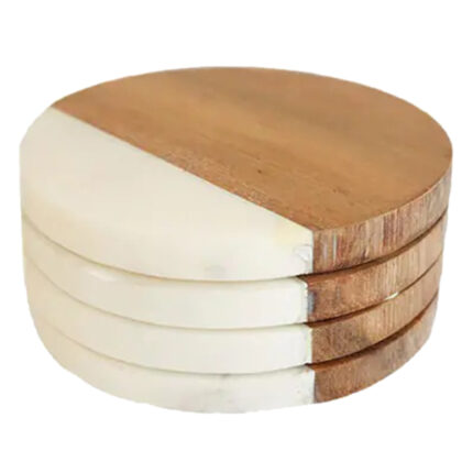 WP11 Wooden Table Coaster Set