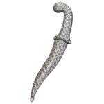 DM32 Floral Damascus Dagger - Image 2