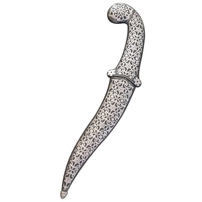 DM32 Floral Damascus Dagger - Image 3