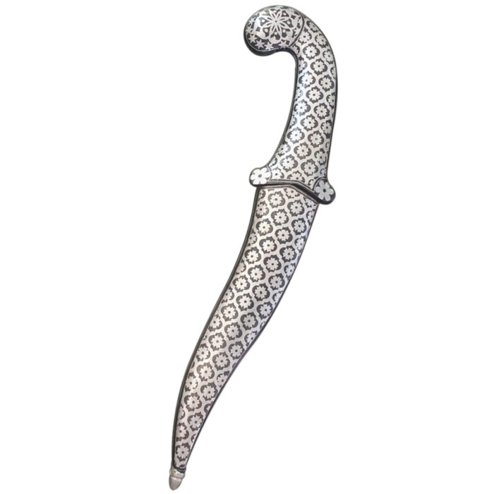 DM32 Floral Damascus Dagger - Image 4