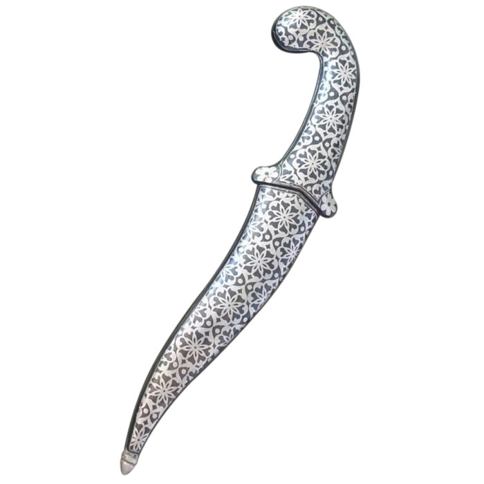 DM32 Floral Damascus Dagger - Image 5