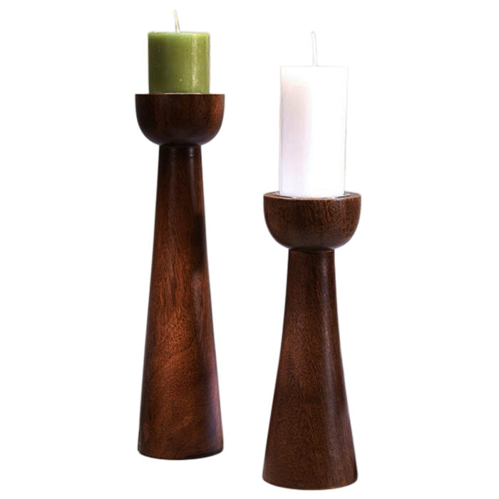 WP33 Wooden Candle Stick WP33 Wooden Candle Stick