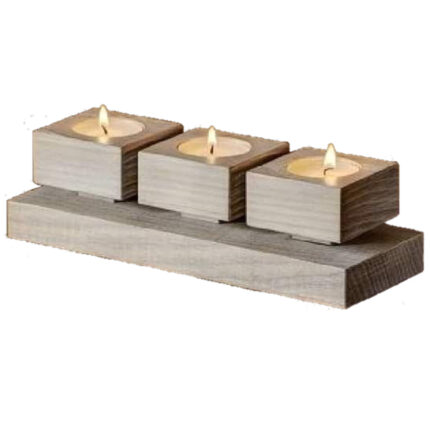 WP37 Wooden Candle Stick