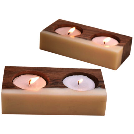 WP38 Wooden Candle Stick