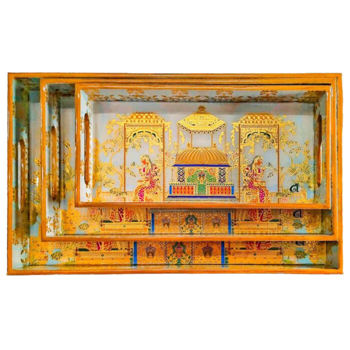 WP41 Wooden Tray Set