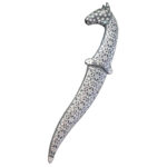DM31 Horse Head Damascus Dagger - Image 6