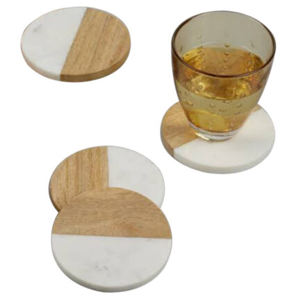 WP15 Wooden Table Coaster Set