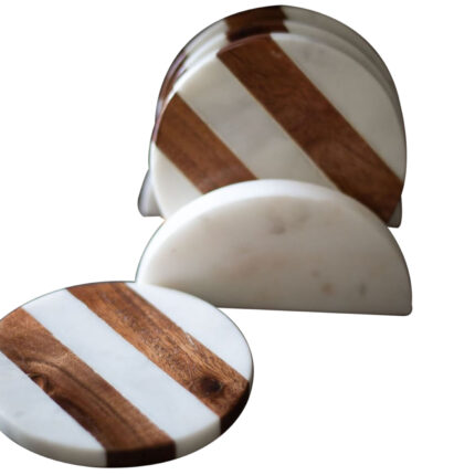 WP16 Wooden Table Coaster Set