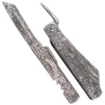 DM50 Antique Steel Hunter Knife - Image 2