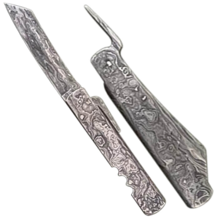 DM50 Antique Steel Hunter Knife - Image 2