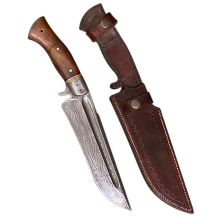 DM73 Steel Whisper Damascus Knife - Image 2