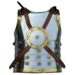 J117 Knights Chest Armor with Brass Accents