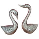 SW01 Vintage Silver Swan Set