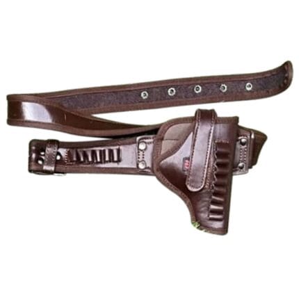 HT01 Leather Shoulder Holster Belt with Cartridge Holder