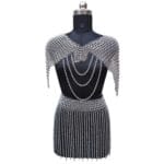 CM73 Chainmail Shoulder Cape with Skirt