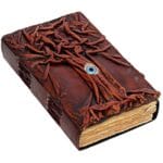 BK01 Leather Covered Book with Lock