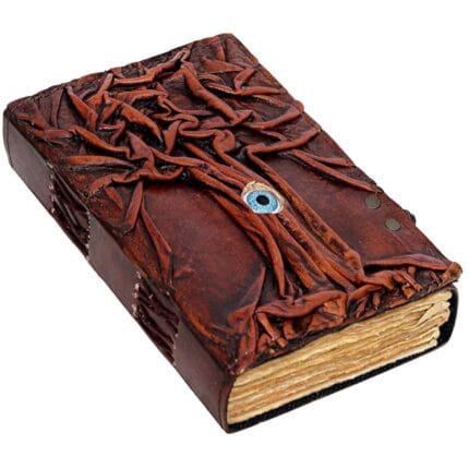 BK01 Leather Covered Book with Lock