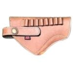 HT03 Leather Waist Holster with Cartridge Holder