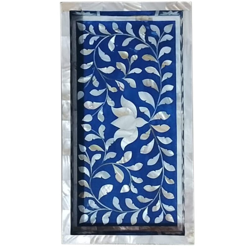 KA024 Floral Inlay Tray Set