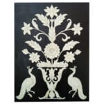 BD01 floral and bird inlay design